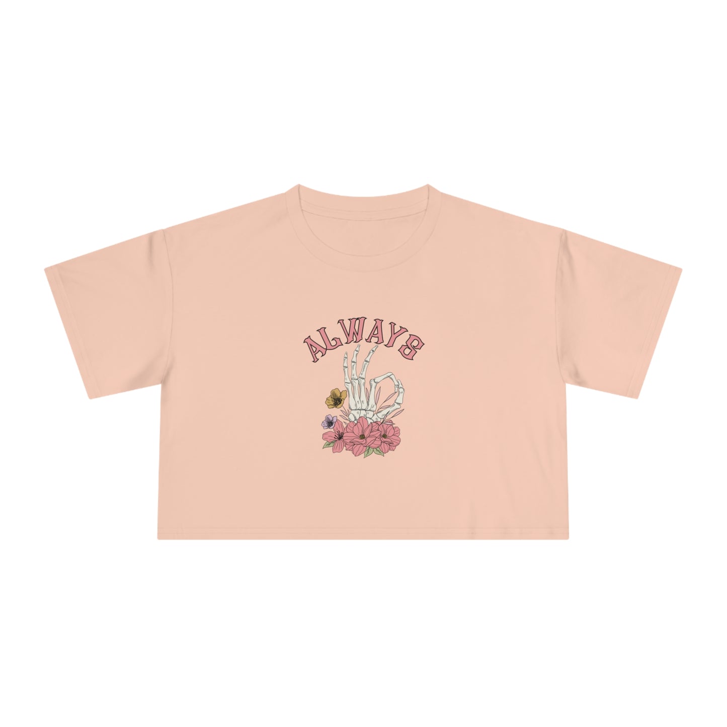 "Always OK" Women's Crop Tee