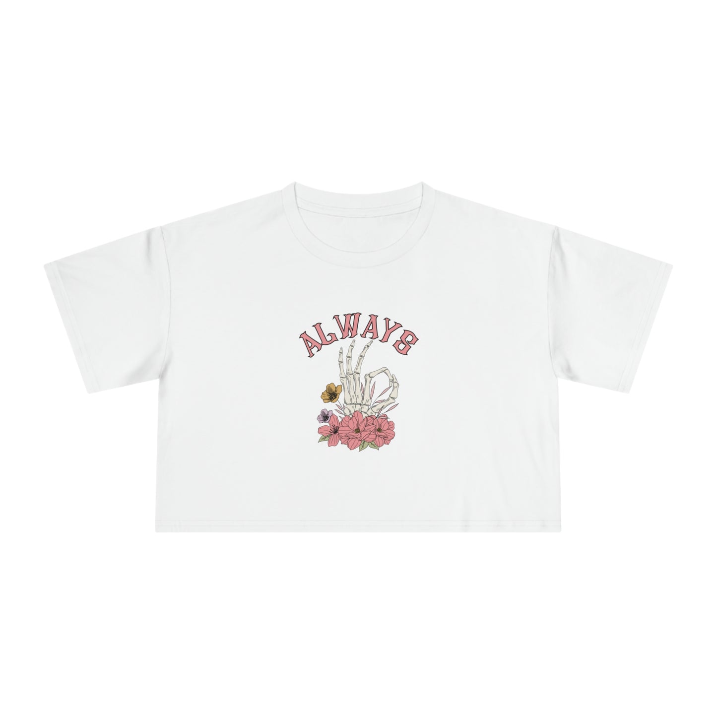 "Always OK" Women's Crop Tee