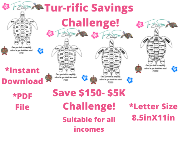 Printable Savings Challenge